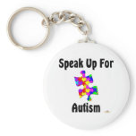 Speak Up For Autism Key Chain