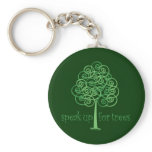 Speak Up for Trees - Tree Hugger keychains