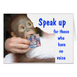Speak Up, Shoutout, Save Card