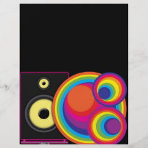 Speaker & Circles Personalised Flyer