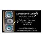 Speaker Music Notes (Music or DJ) Business Cards business cards