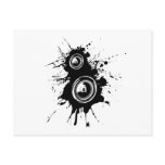 Speaker Splatter postcards