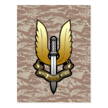Special Air Service (SAS) Postcard