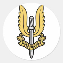 Special Air Service SAS Round Sticker