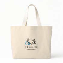 Special Boy with Running Girl Tote Bag