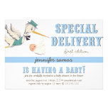 Special Delivery - Vintage Stork Custom Invite