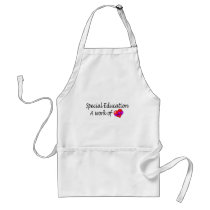 Special Education A Work Of Love Apron