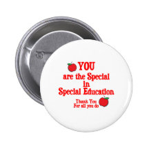 Special Education Appreciation Pinback Buttons