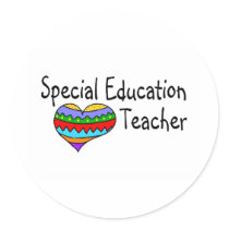 Special Education Teacher Round Sticker