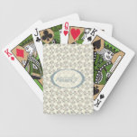 Special Floral Vintage Pattern playing cards