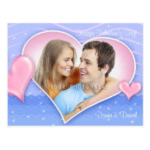 Special Hearts with Your Photo - Postcard