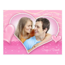 Special Hearts with Your Photo - Postcard