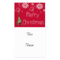 Special Merry Christmas business cards