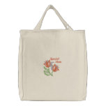 Special Mum Tote - Floral Openwork embroidered bags