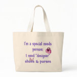 Special Needs - Designer Shoes & Purses Tote Bags