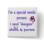Special Needs - Designer Shoes & Purses buttons