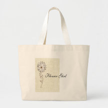Special Occasion Elegant Floral Design Tote Bags