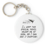 Special pencil holder keychains