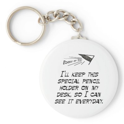 Special pencil holder keychain by EchoesofDad