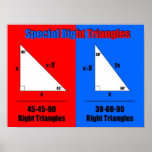Special Right Triangles posters