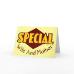 Special Wife T-shirts and Gifts For Mum cards