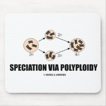 Speciation Via Polyploidy (Evolution) Mousepad