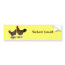 Speckled Sussex Chickens Bumper Sticker