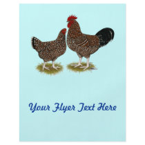 Speckled Sussex Chickens