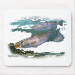 Speckled Trout Feeding Mouse Pad
