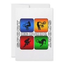 Spectacular BMX Personalized Invites