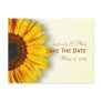 Spectacular Sunflower Save The Date Postcard