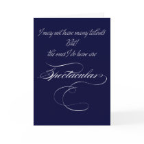 Spectacular Talent Good Luck Card