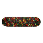 Spectacularly coloured Ornamental pepper Skate Deck