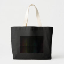 Spectral Strips Canvas Bags