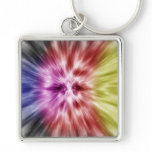 Spectral Tie Dye keychains