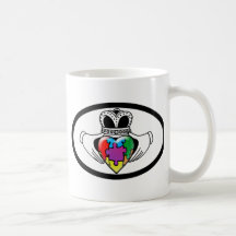 Spectrum Claddagh Mug