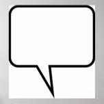 Speech Balloon Print