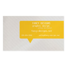 Speech Bubble (Today's Best Award) Business Card
