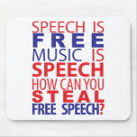 Speech Is Free Mousepad