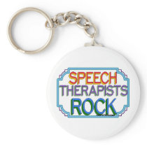 Speech Therapists Rock Key Chains