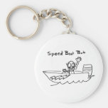 Speed Boat Bot Key Chain