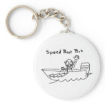 Speed Boat Bot Key Chain