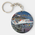 Speed Boats Cranes Keychain