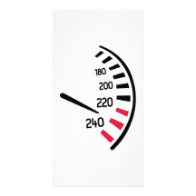 Speed car photo cards