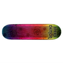 "Speed Demon" Multicolor Skateboard