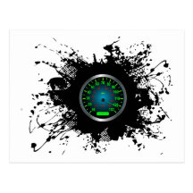 Speed Emblem Urban Style 5 Post Card