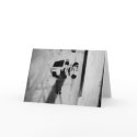 speed gun camera graffiti art greeting card