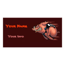Speed Hog Photo Card Template