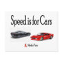 Speed is for Cars Postcard