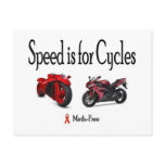 Speed is for Cycles Postcards